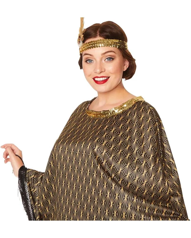 20s Flapper Poncho Womens Costume