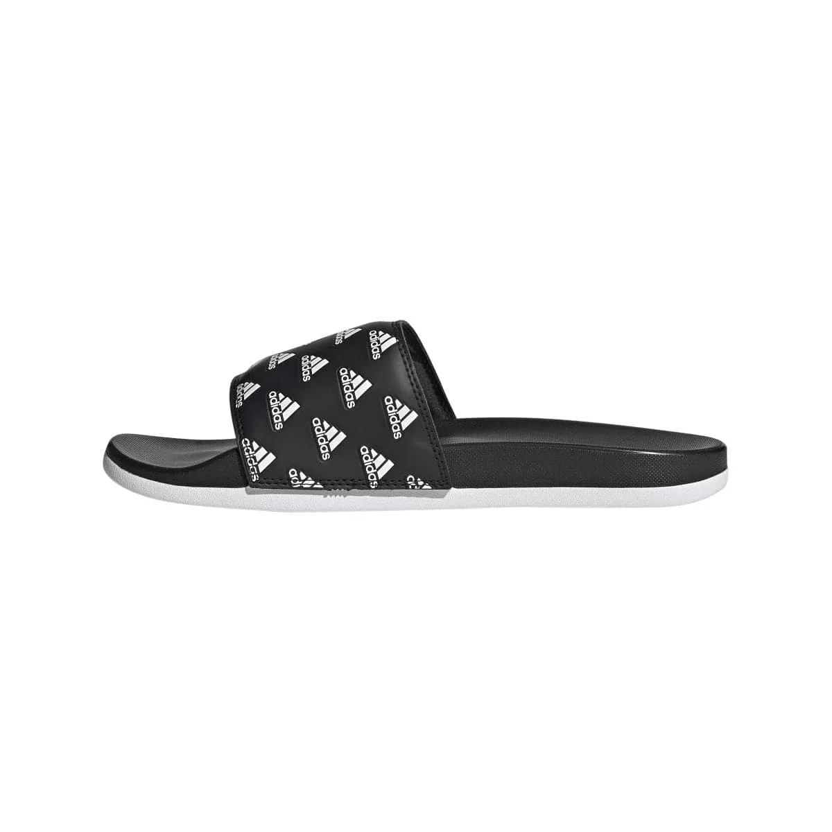 ADIDAS MEN'S ADILETTE COMFORT BLACK SLIDES