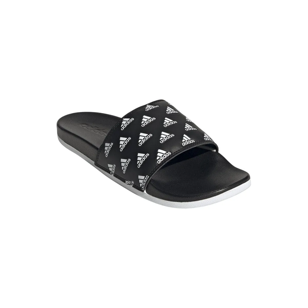 ADIDAS MEN'S ADILETTE COMFORT BLACK SLIDES