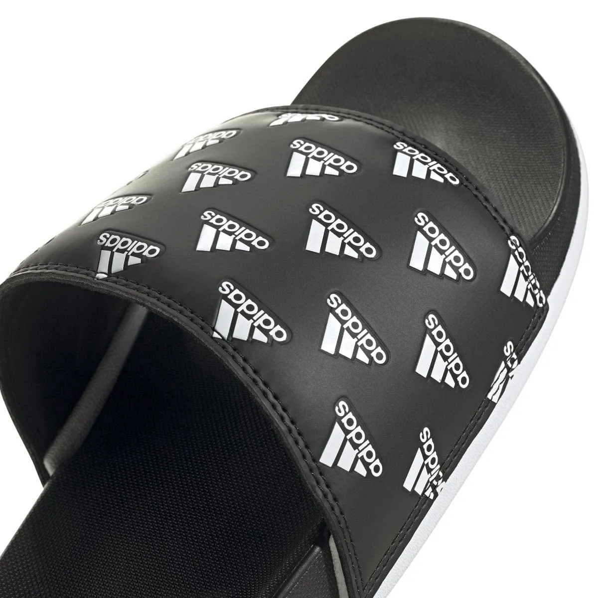 ADIDAS MEN'S ADILETTE COMFORT BLACK SLIDES