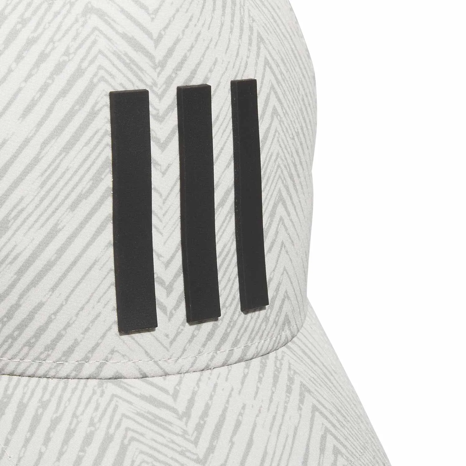 adidas Tour 3-Stripes Print Snapback Cap - Silver Pebble