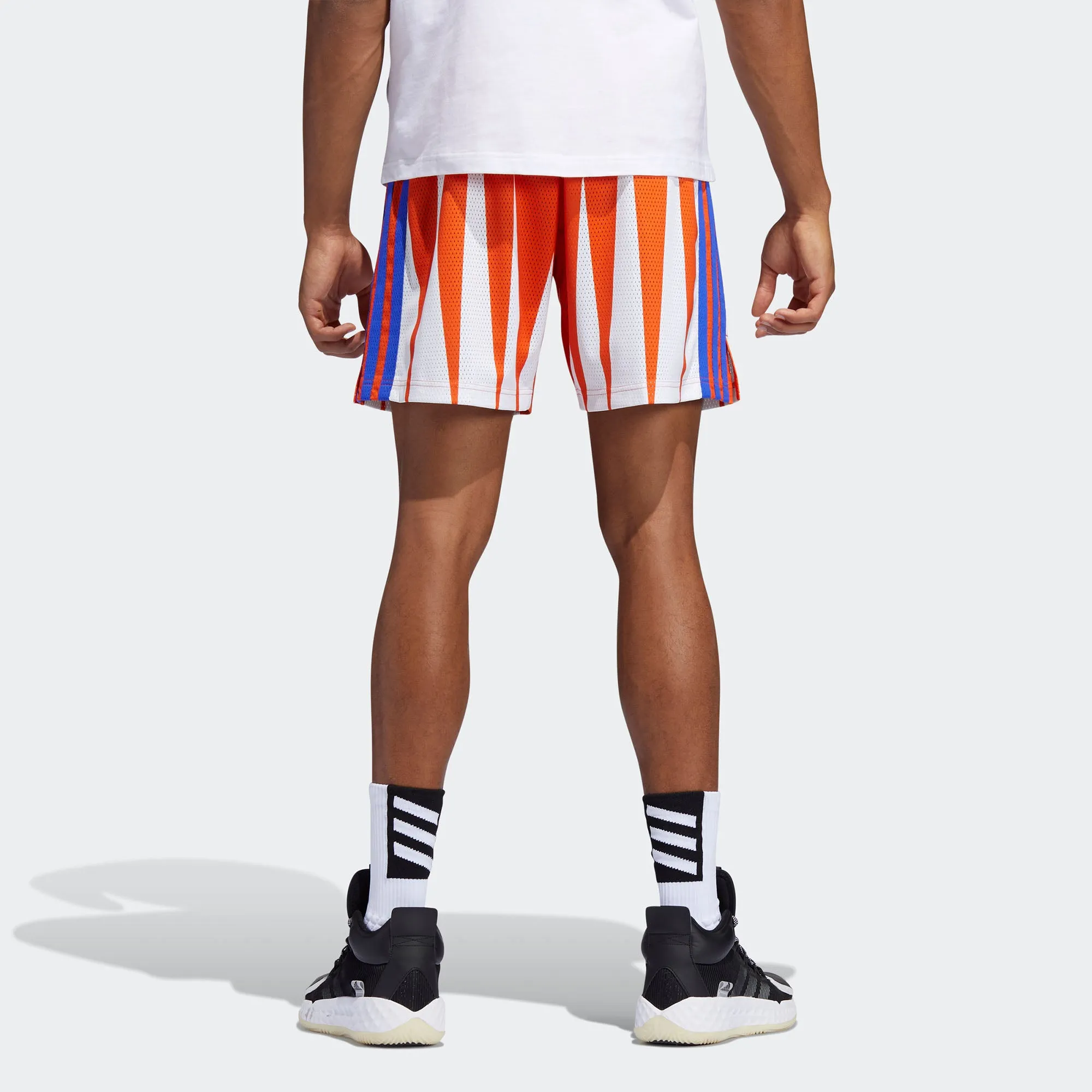 Adidas x Eric Emanuel Mens Hoops Summer Short 'Team Orange'