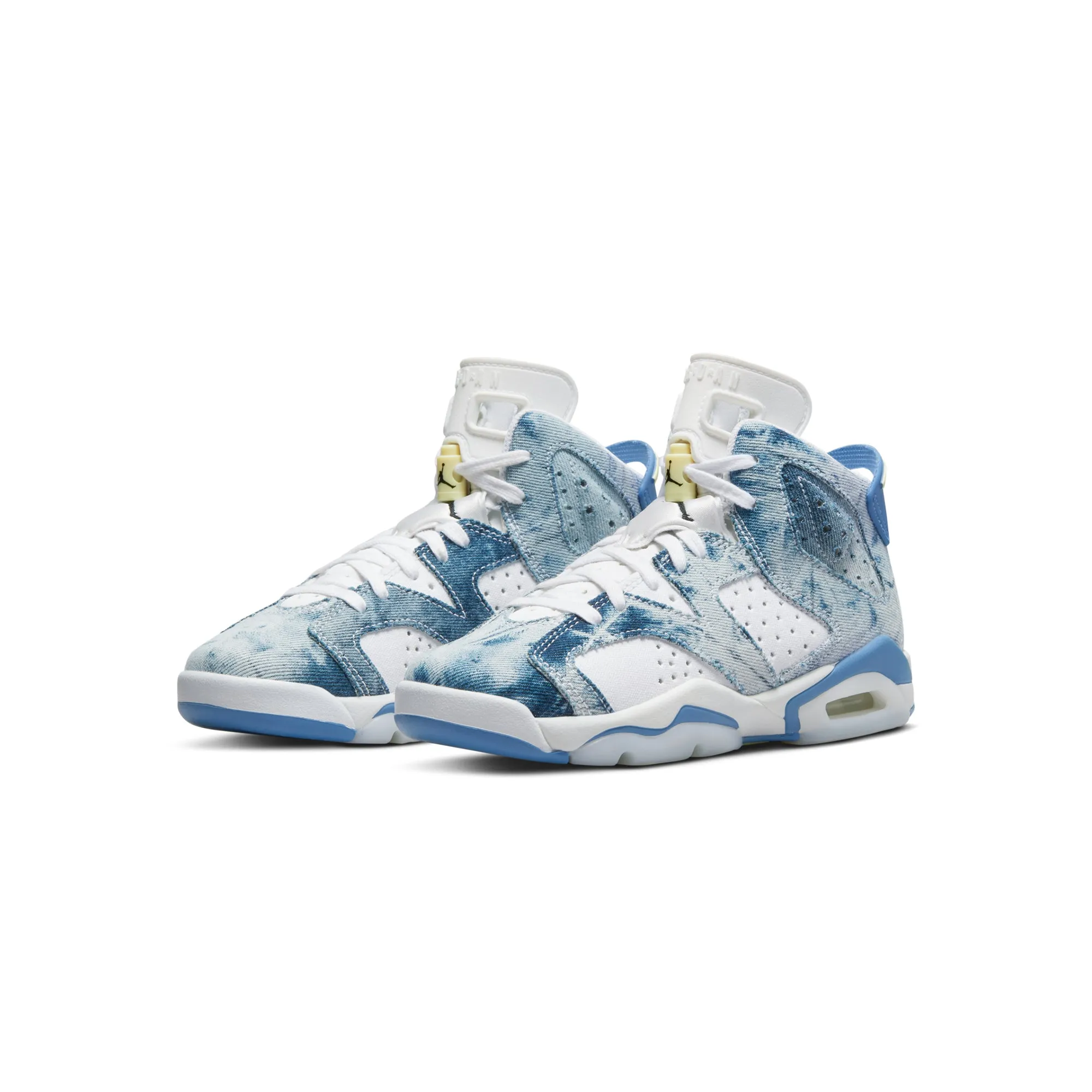 Air Jordan Kids 6 Retro Shoes Dutch Blue