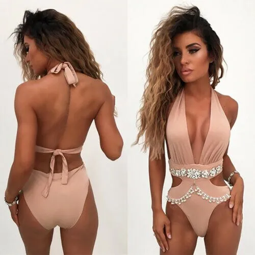 AshoreShop Womens One Piece More than Sexy Monokini Swimsuit