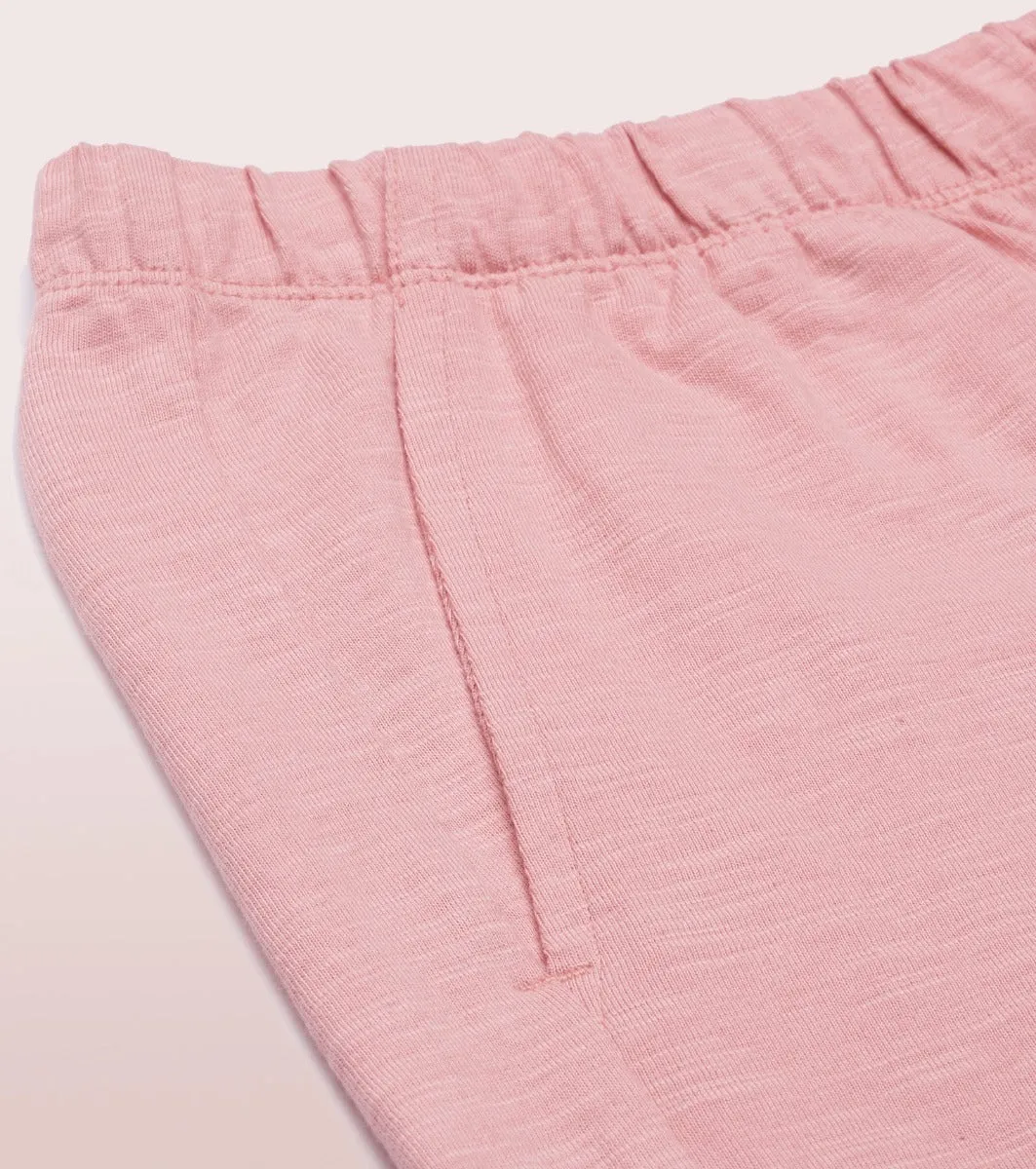 Basic Shorts | Mid-Thigh Length Jersey Shorts With Pockets