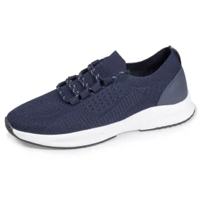 Baskets Confort Homme slip-on lacets Marine