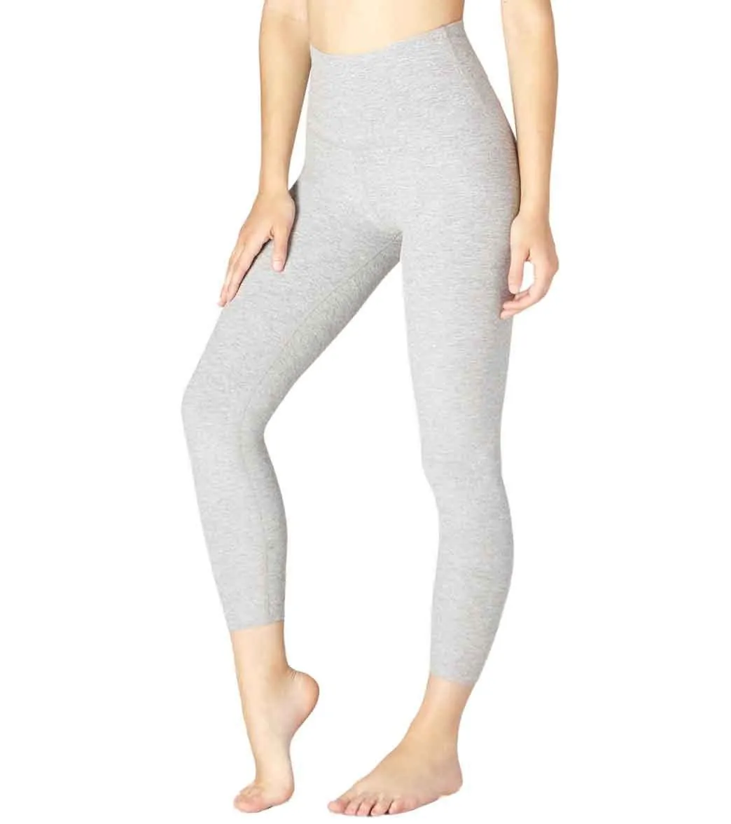 Beyond Yoga Spacedye Midi High Waisted Leggings Silver Mist