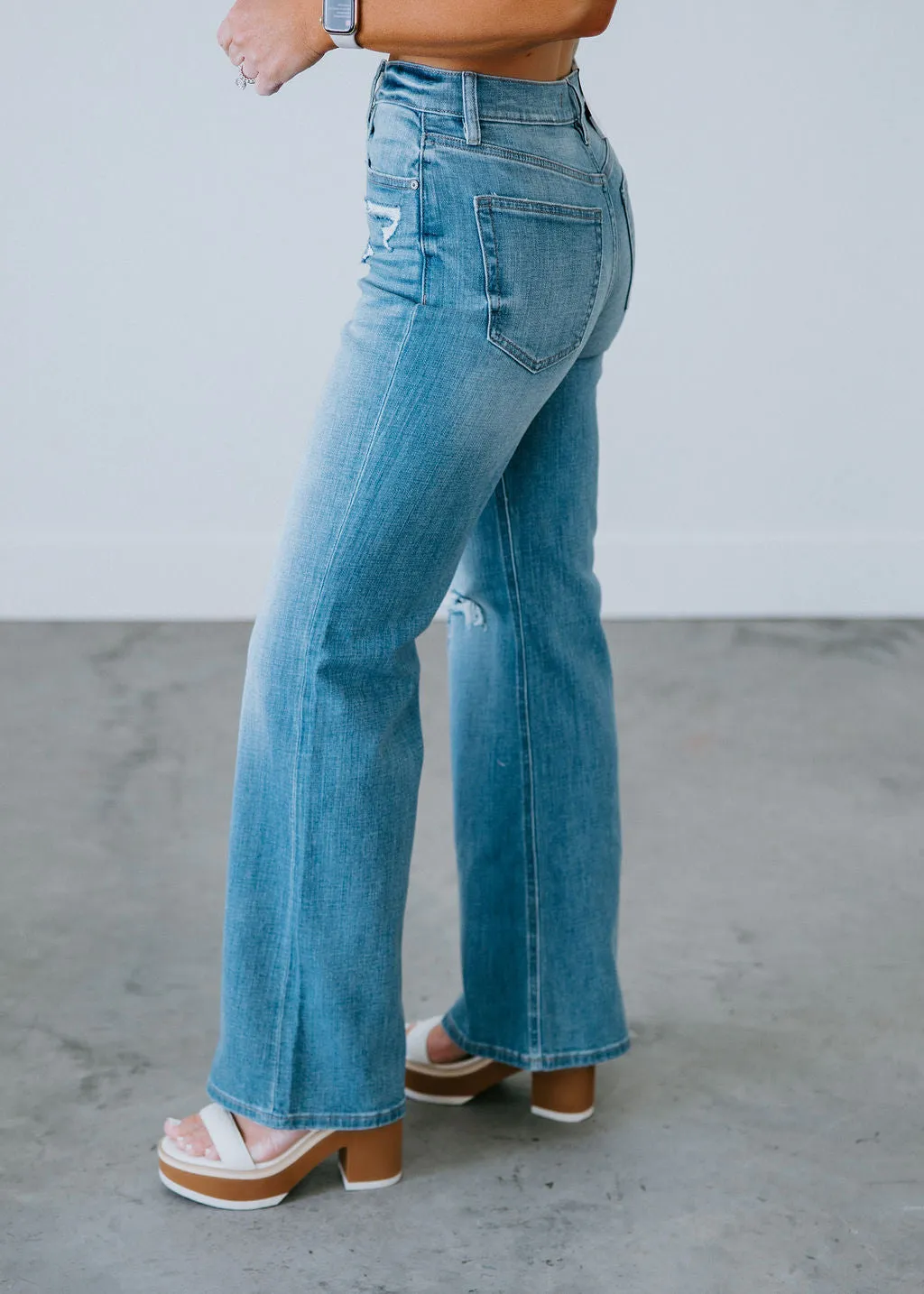 Brooke Wide Flare Jean