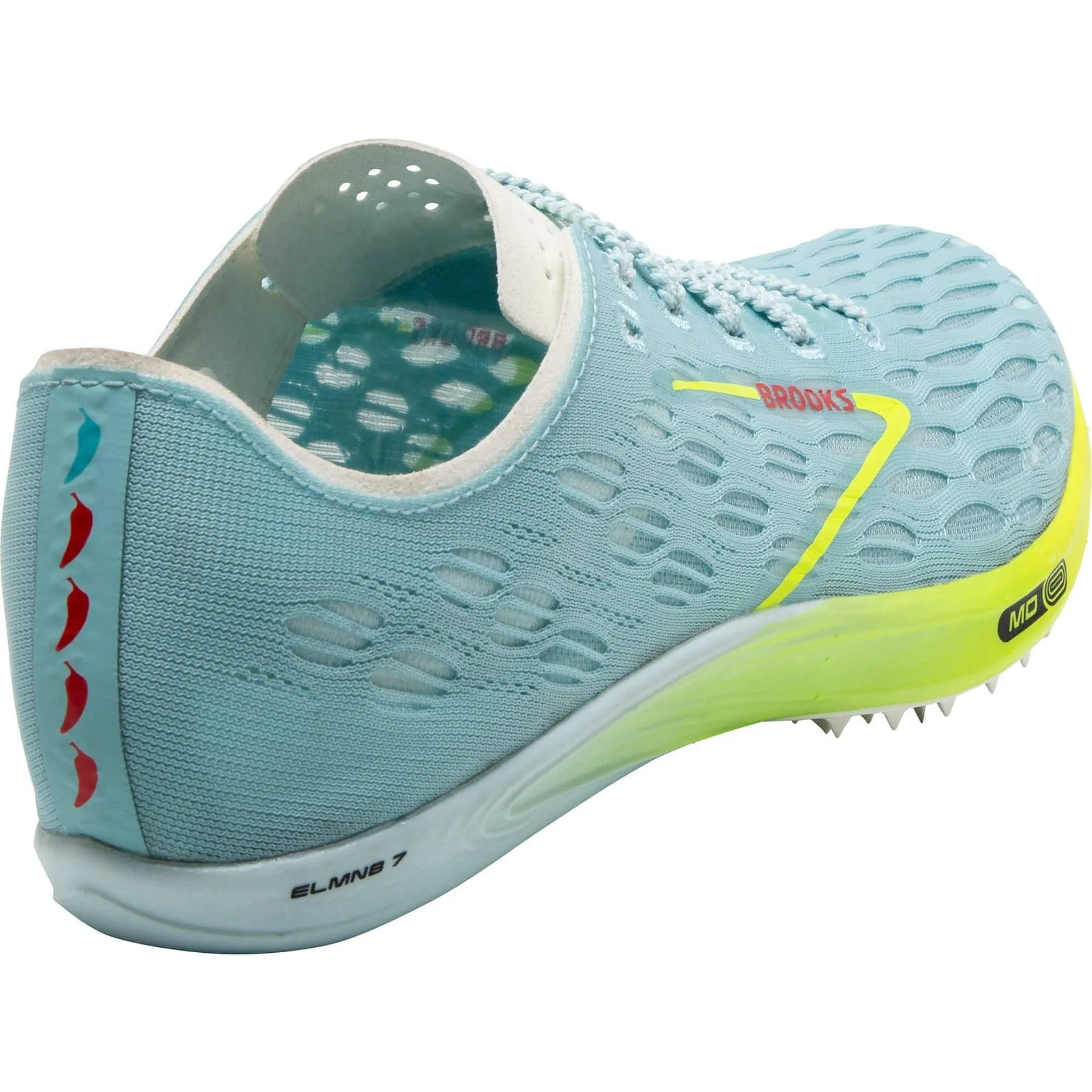 Brooks ELMN8 7 Running Spikes - Blue