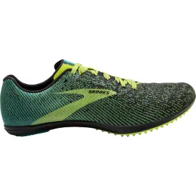 Brooks Mach 19 Spikeless Cross Country Running Spikes - Green