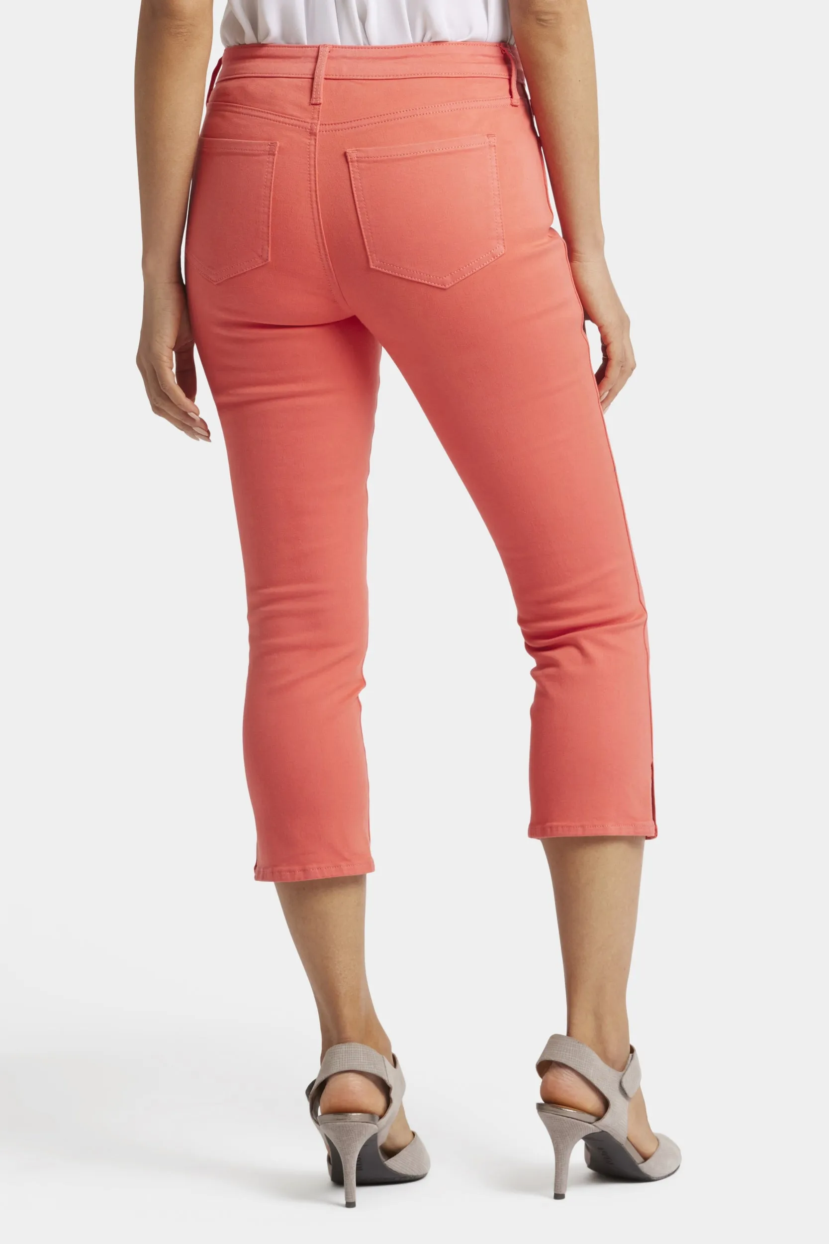 Chloe Capri Jeans Oranje Gekleurde Denim | Fruit Punch