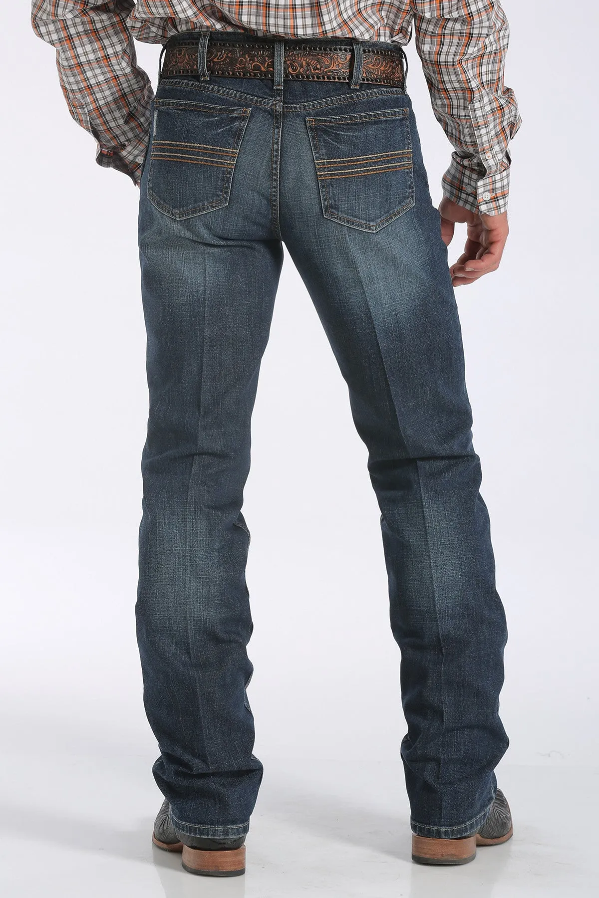 Cinch  Men's Silver Label Indigo Wash Slim Fit Jeans