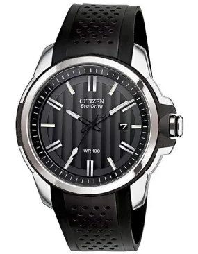 Citizen DRIVE Mens AR2.0 Sport Watch - Black Dial and Chroma Finish - Strap