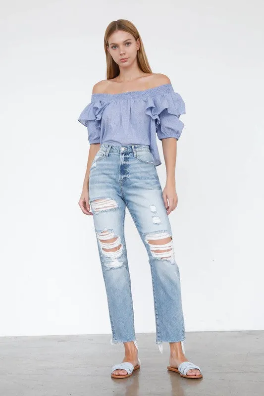 High Waist Mom Jeans