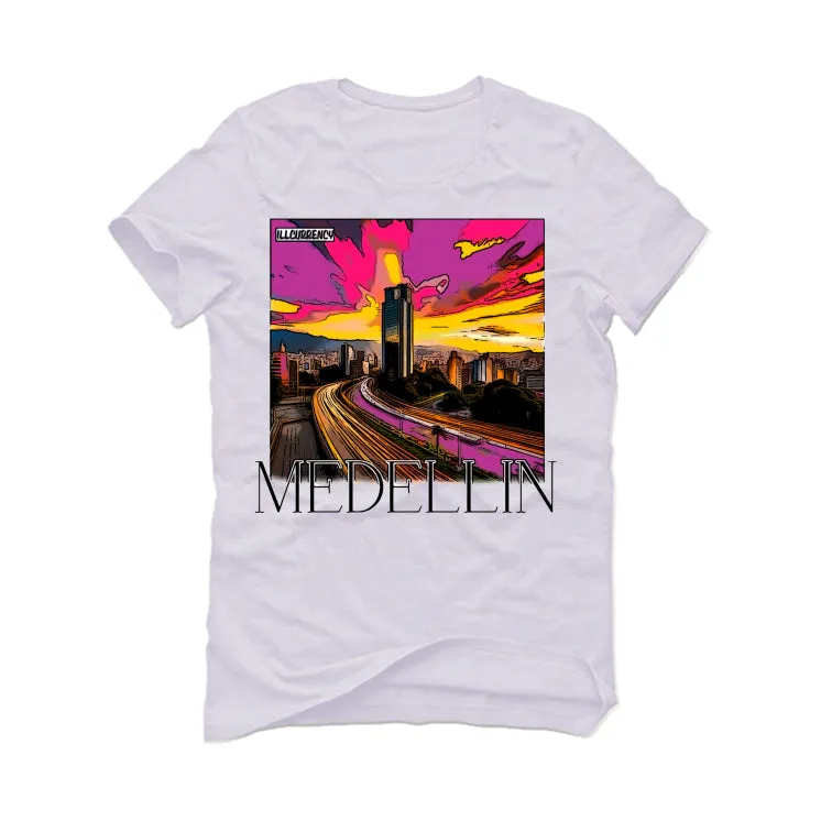 J Balvin x Air Jordan 3 "Medellin Sunset" White T-Shirt (Medellin Sunset)