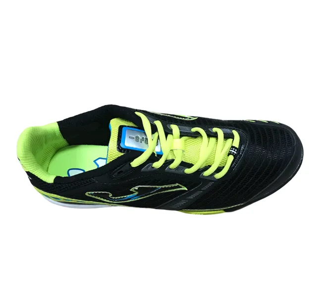 Joma men's soccer shoe Lozano 401 TF LOZS.401.PT black lemon yellow