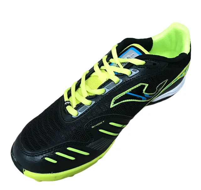 Joma men's soccer shoe Lozano 401 TF LOZS.401.PT black lemon yellow