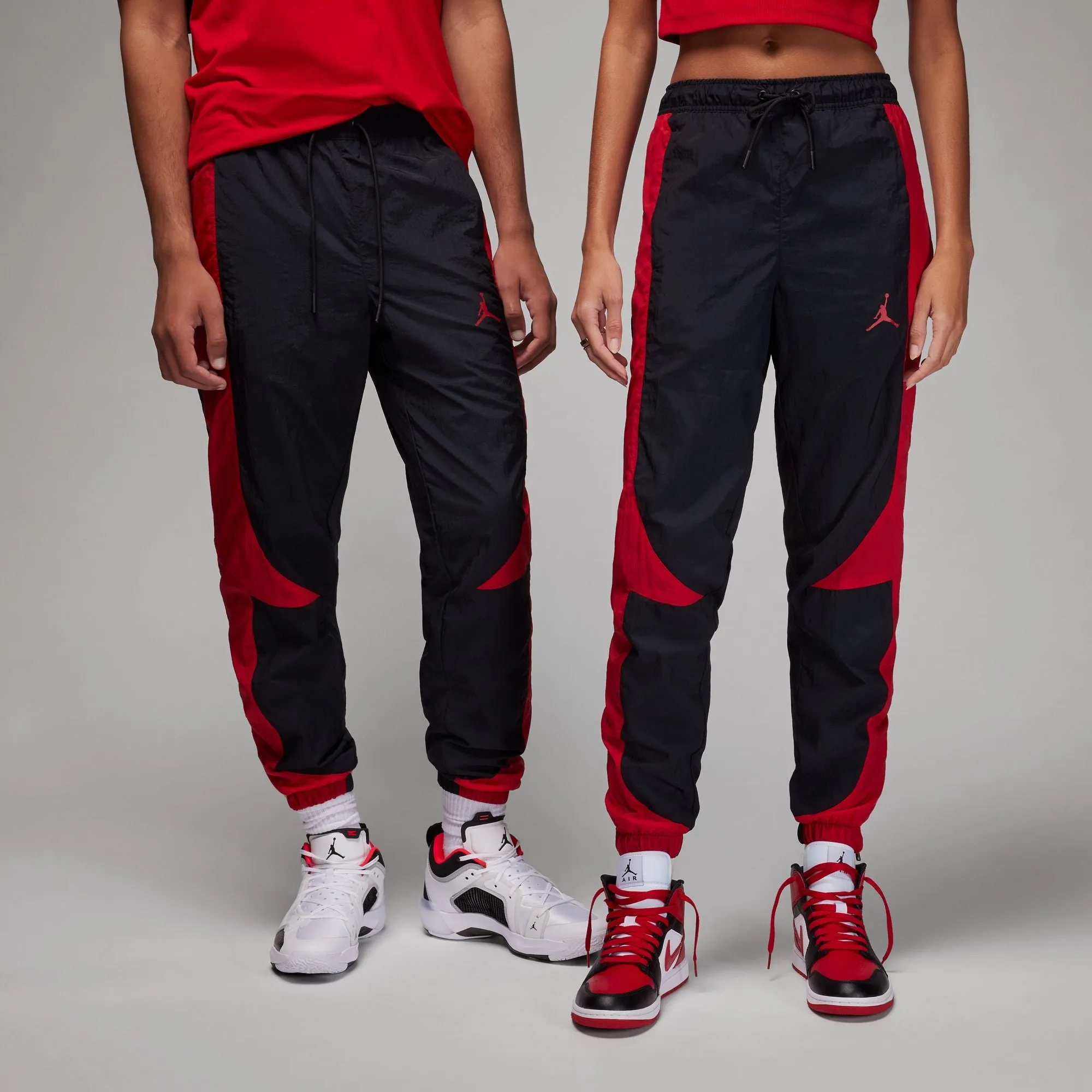 Jordan Sport Jam Warm Up Pants 'Black/Gym Red'