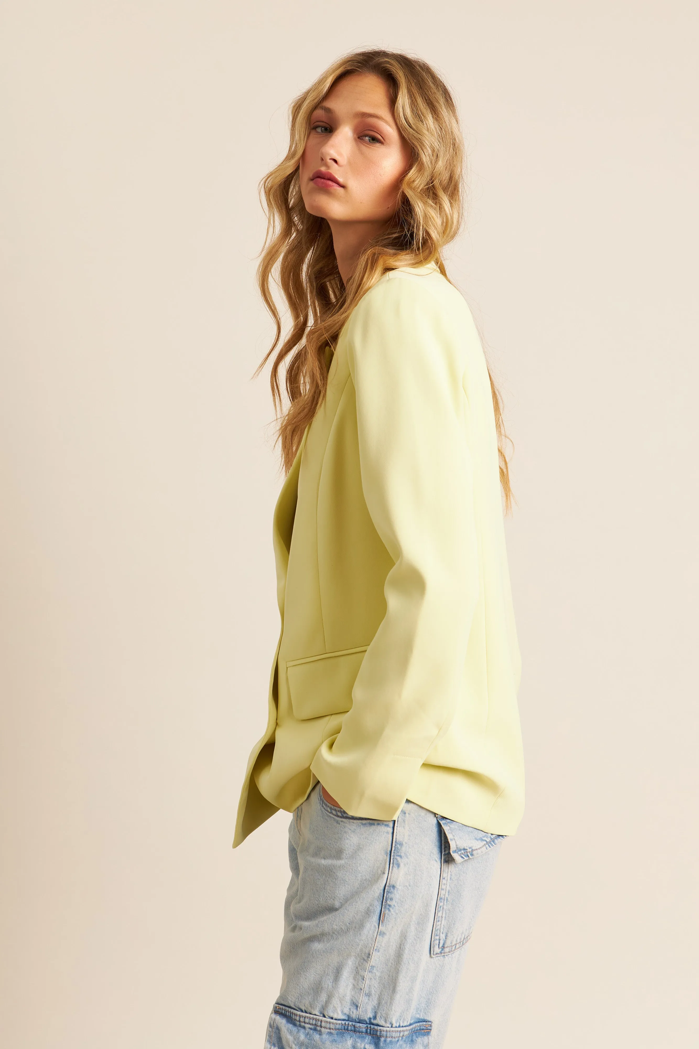 LINCOLN BLAZER (LEMON CHIFFON) - JOHN JENN