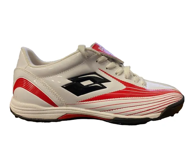 Lotto men's soccer shoe TF Zhero flash tre K5044 white/F.red