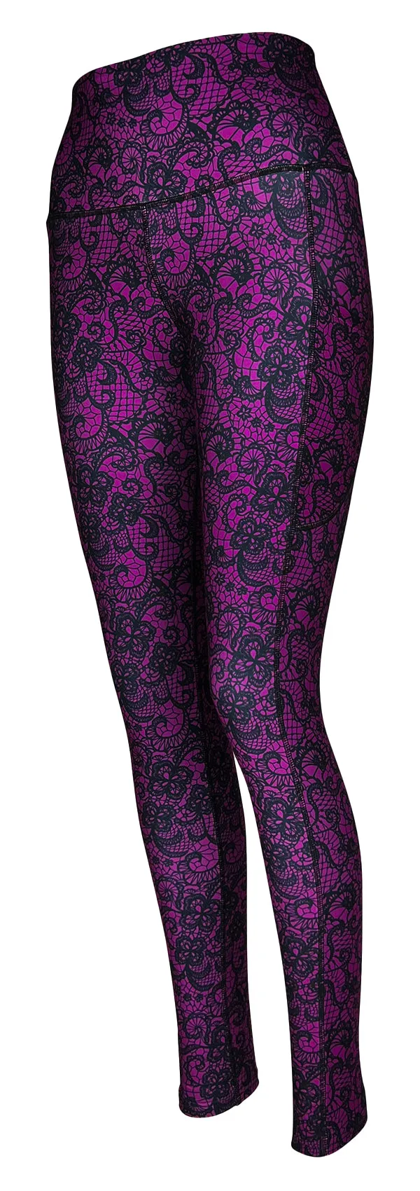 Magenta Lace   Pockets