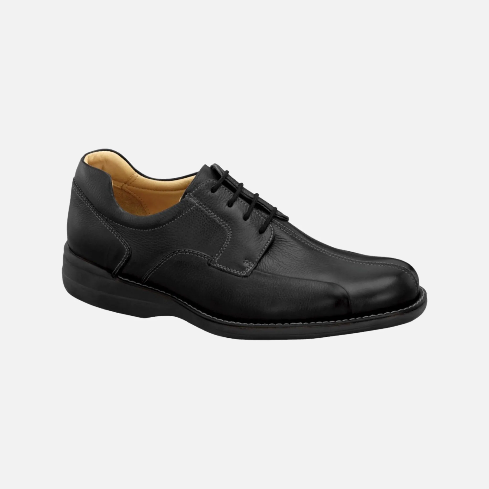 Men’s Black Bicycle Toe Shuler Shoe by Johnston & Murphy