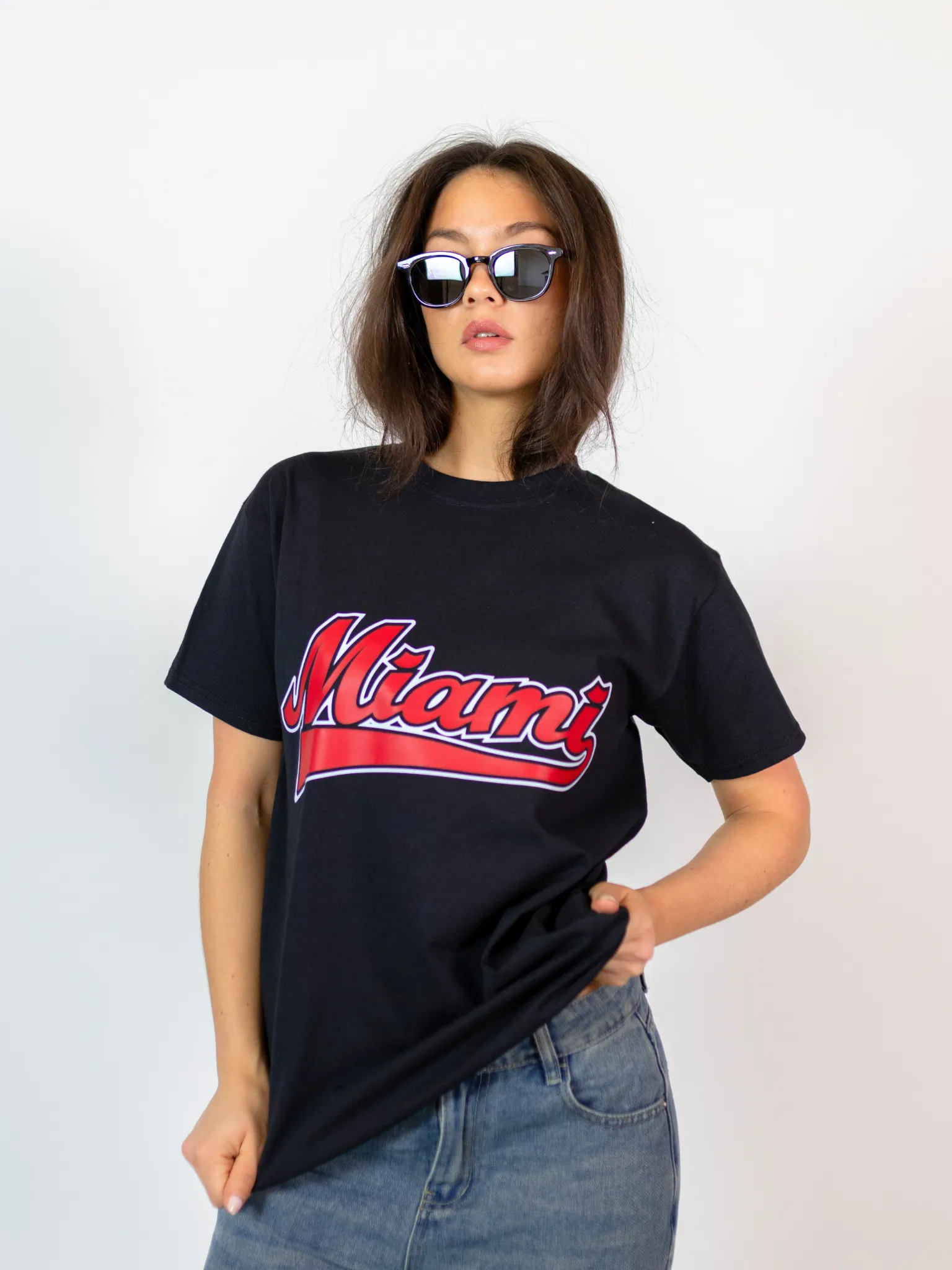 MIAMI SPORT TEE - SORT