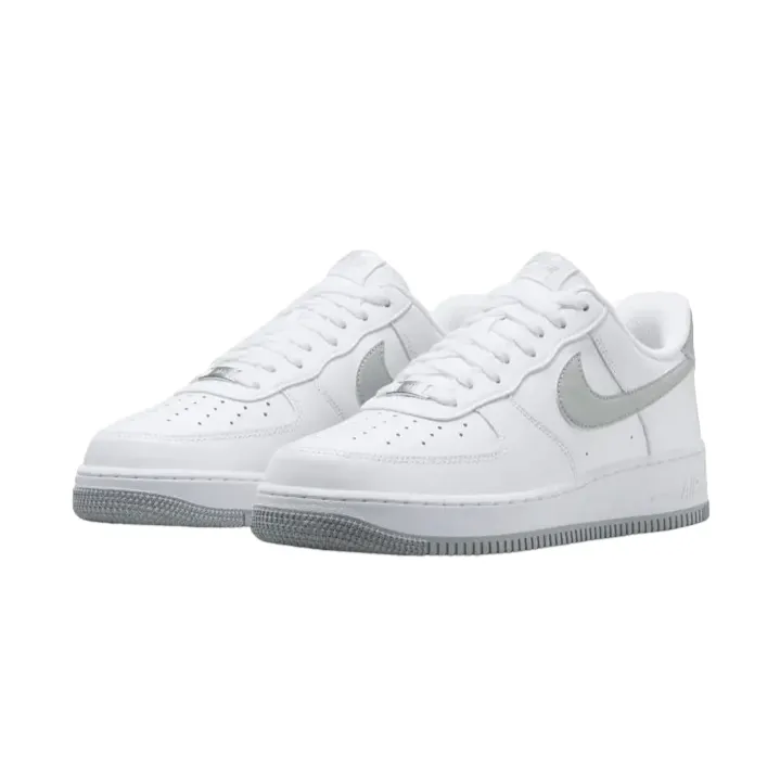 Nike men's sneakers shoe Air Force 1 '07 FJ4146-100 white grey