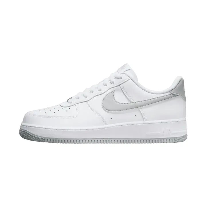 Nike men's sneakers shoe Air Force 1 '07 FJ4146-100 white grey