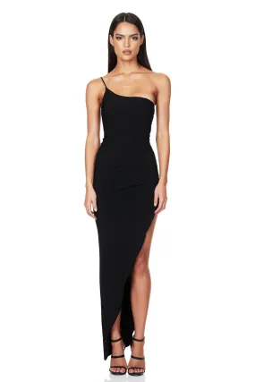 Nookie Aria One Shoulder Gown - Black