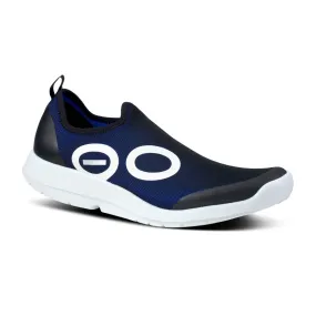 Oofos Men's OOmg Sport Low Shoe - White & Navy