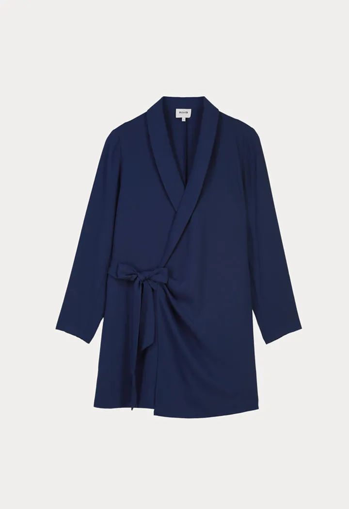 Overlap Chanel Neckline Outer Jacket