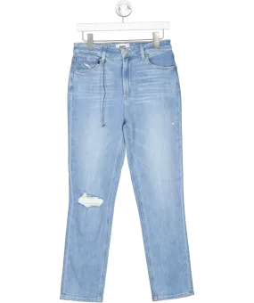 PAIGE Blue Sarah Slim Distressed Jeans W28