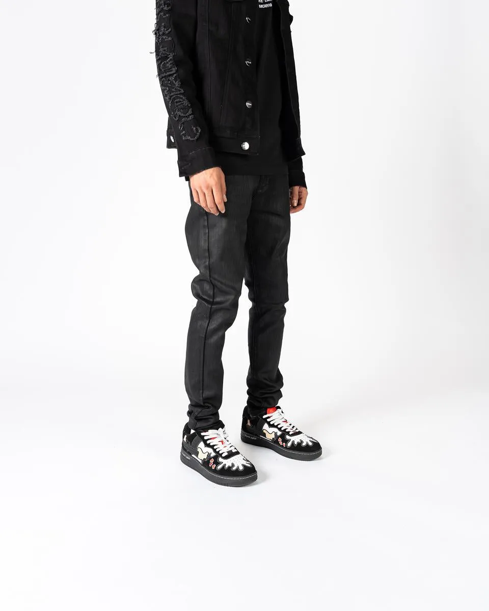 Pheelings NEVER WAIT SKINNY WAX DENIM (WAX BLACK)