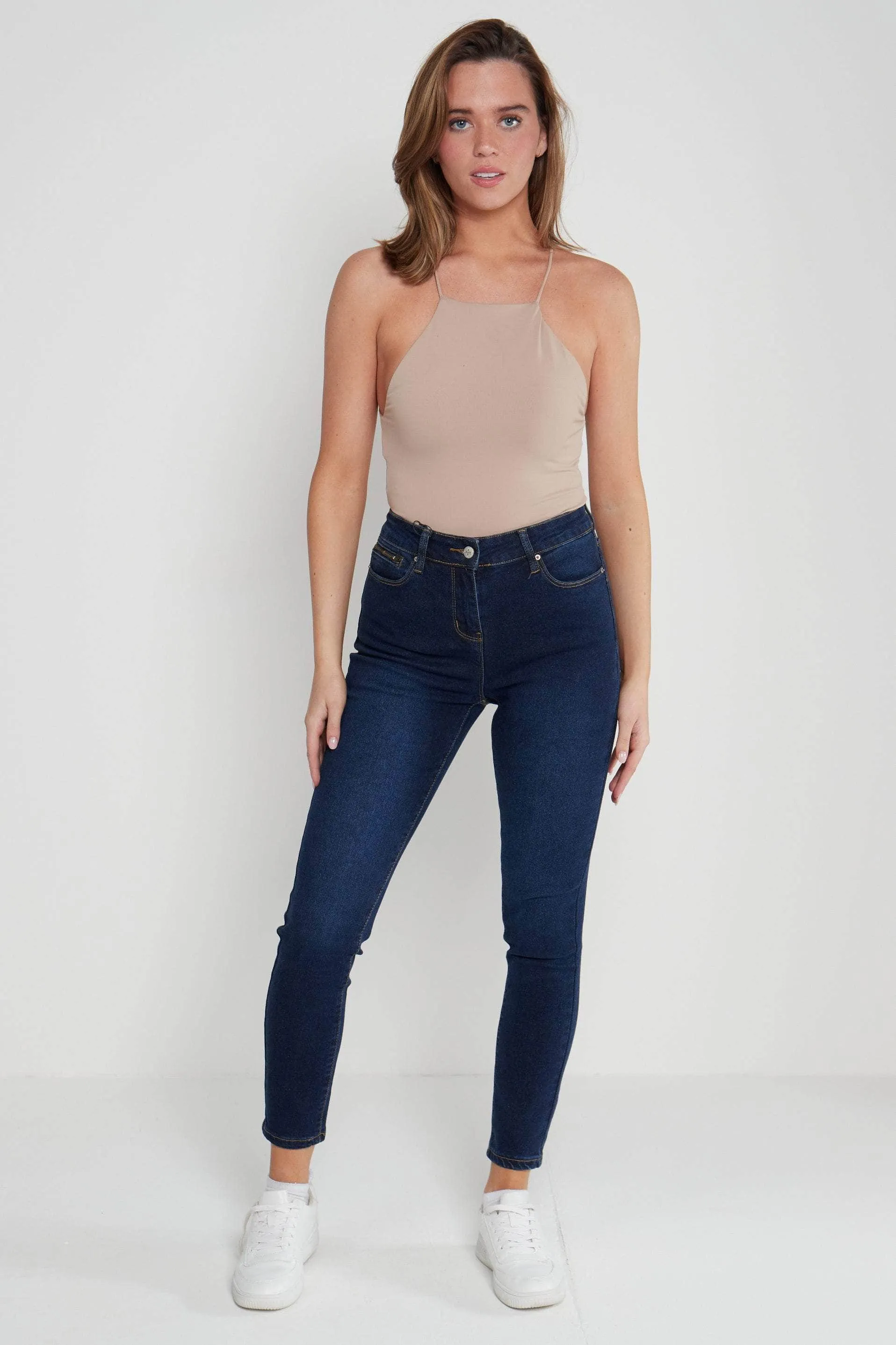 Saloos Comfort Stretch Tapered Mid-High Waist Jeans