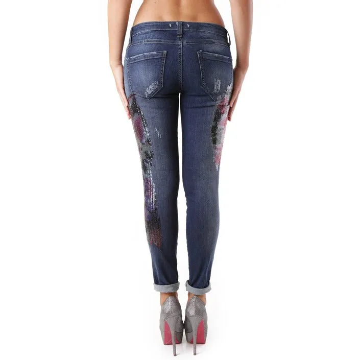 Sexy Woman Jeans Donna