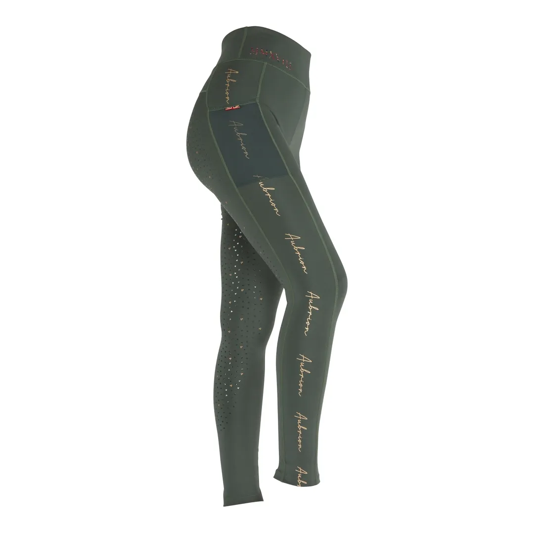 Shires Aubrion Team Girls Riding Tights