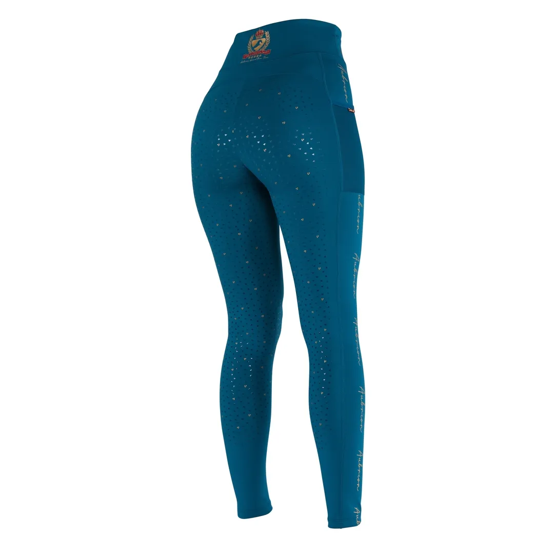 Shires Aubrion Team Girls Riding Tights