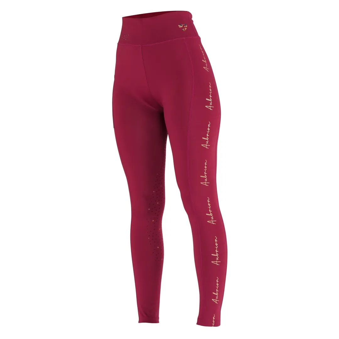 Shires Aubrion Team Girls Riding Tights