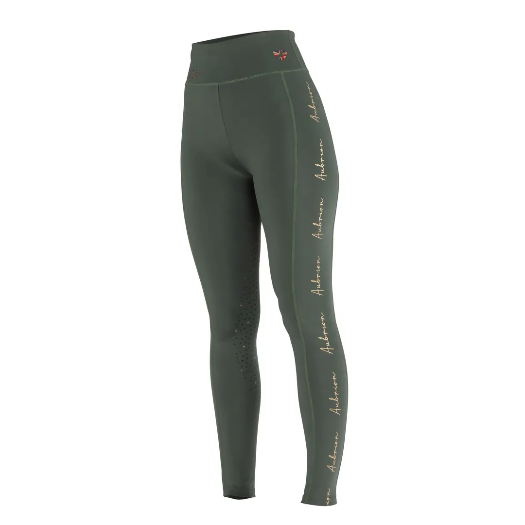 Shires Aubrion Team Girls Riding Tights