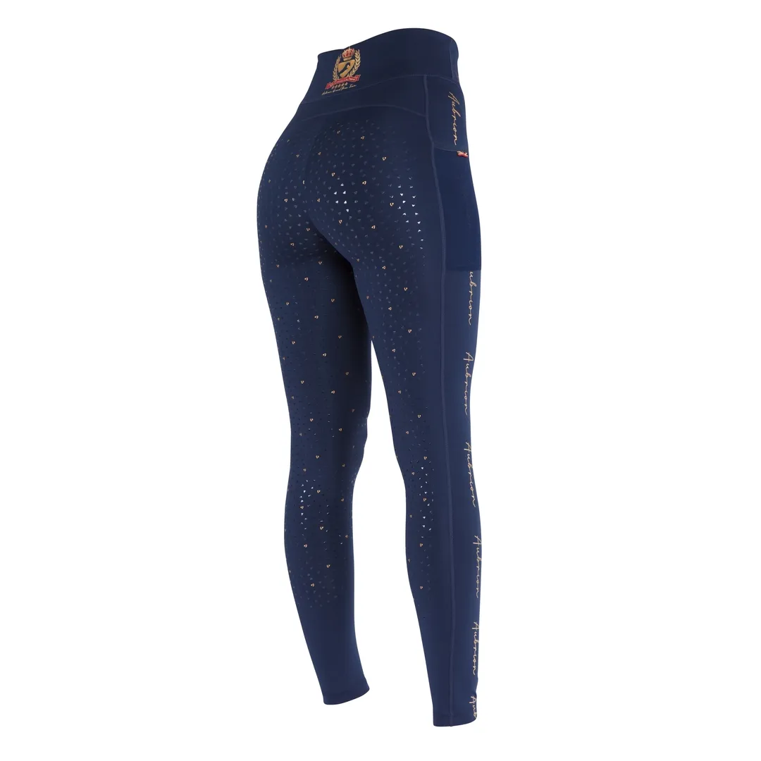 Shires Aubrion Team Girls Riding Tights