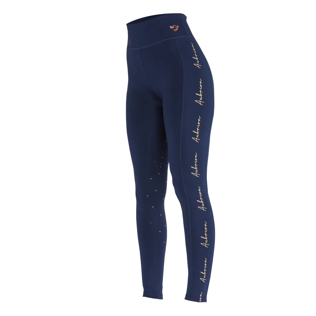 Shires Aubrion Team Girls Riding Tights