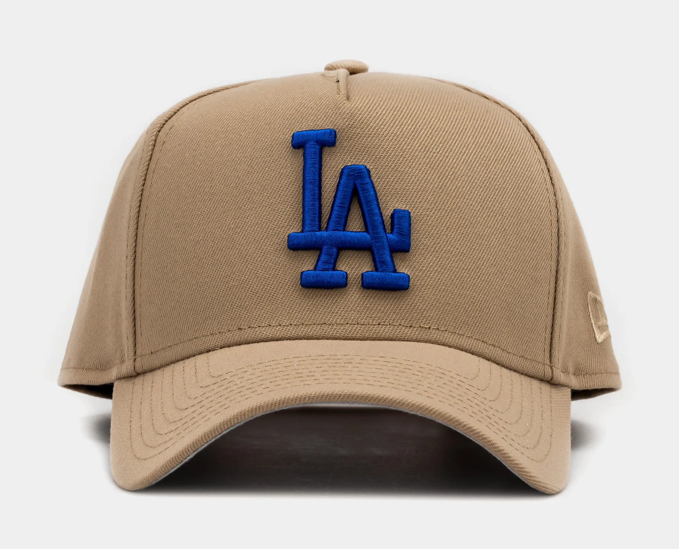 Shoe Palace Exclusive Los Angeles Dodgers 9Forty Snapback Mens Hat (Beige/Blue)