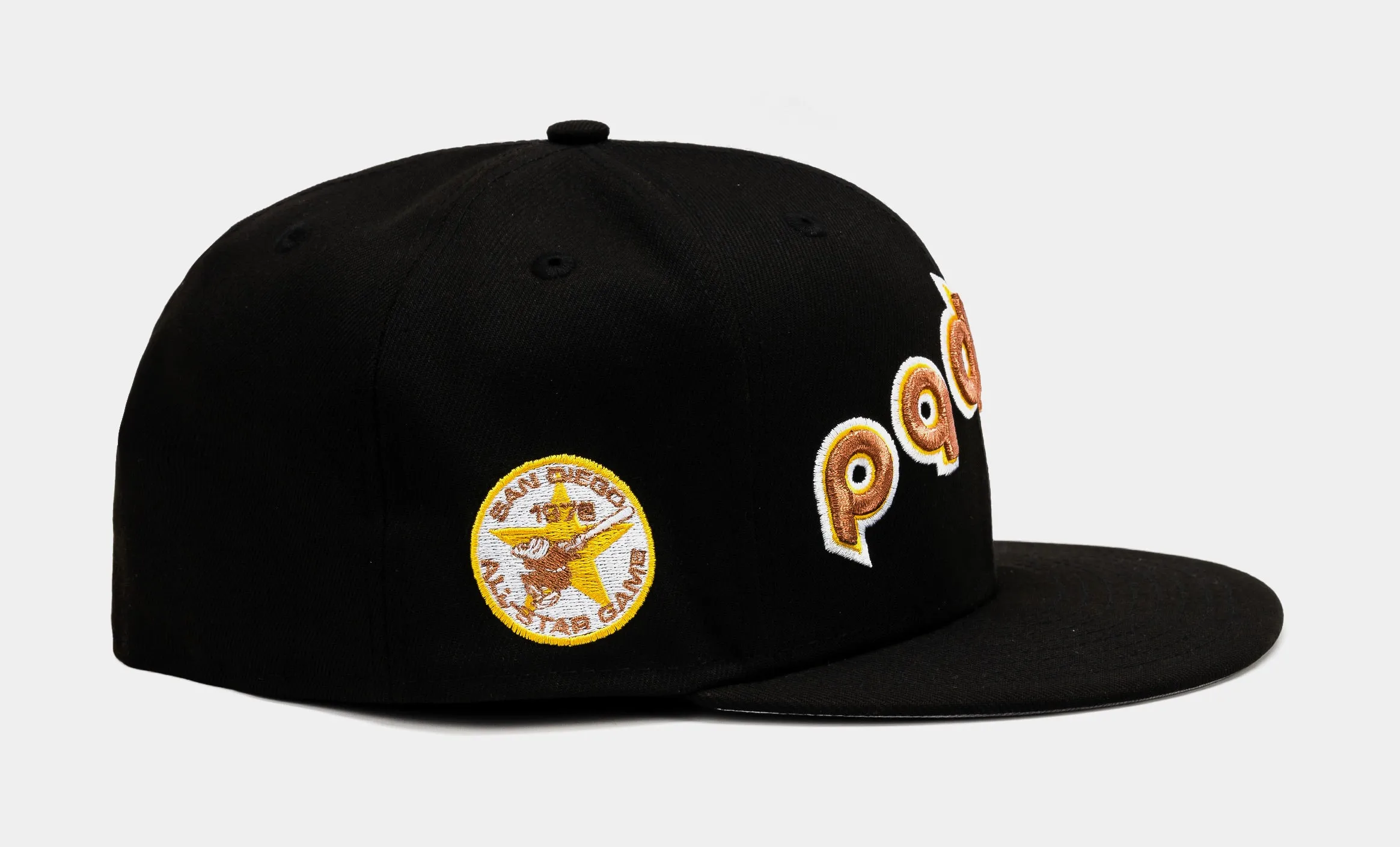 Shoe Palace Exclusive San Diego Padres 59Fifty Fitted Mens Hat (Black/Yellow)