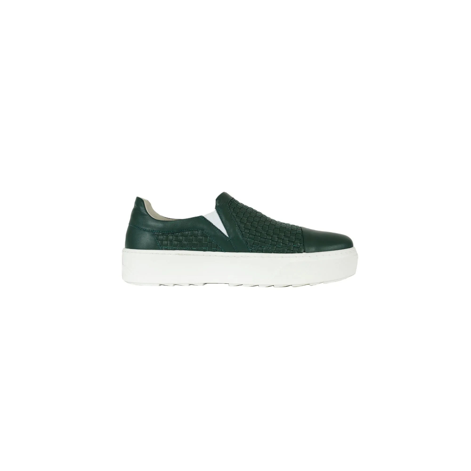 Slip On Intreccio Soft Forest Green