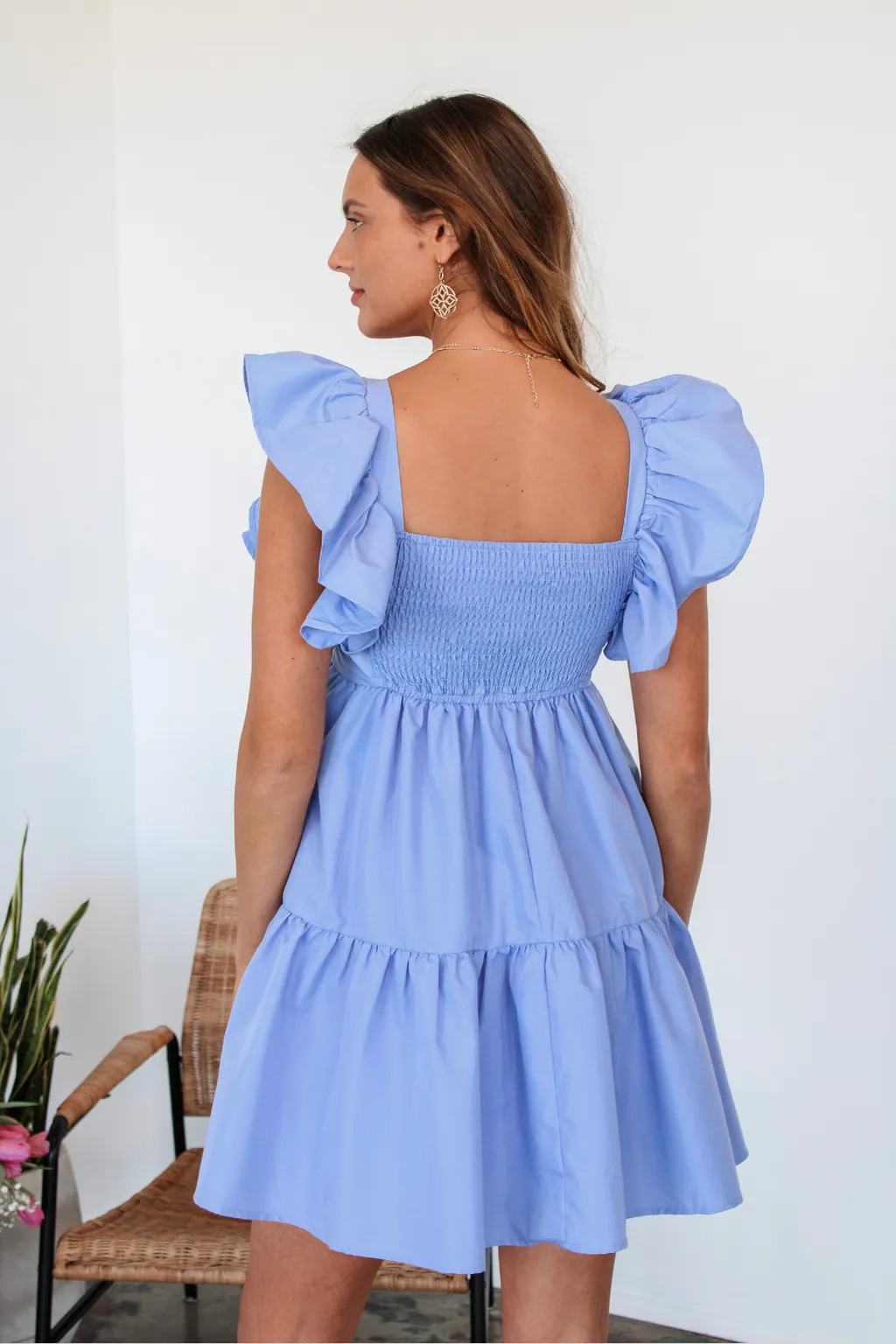 Sunday Kind of Love Dress in Chambray