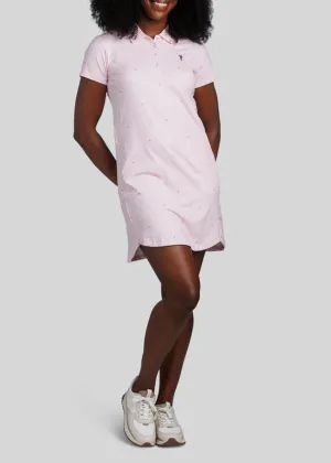 Swing Girl Women's Polo Dress | Pink