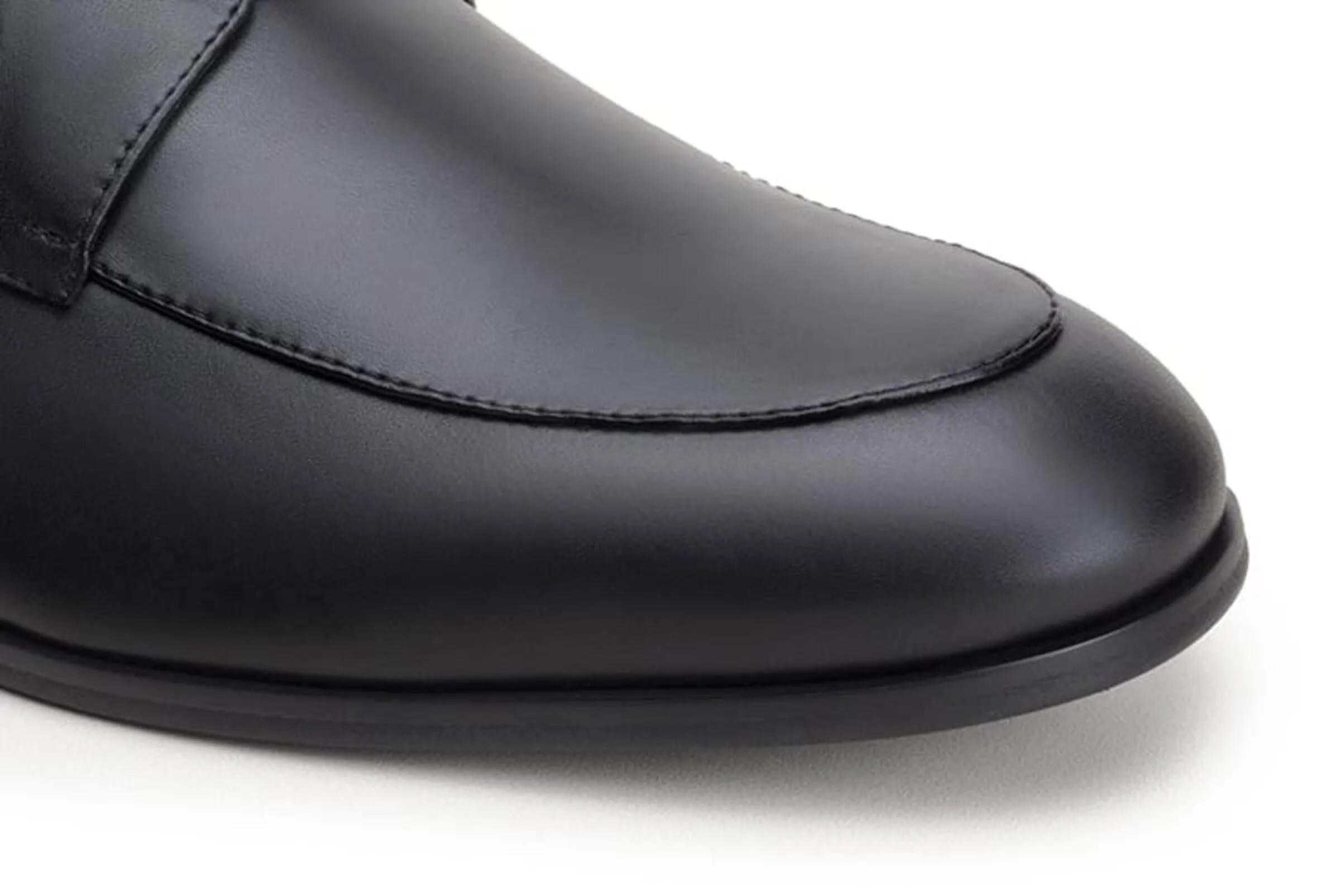 'Vernazza' vegan leather oxford by Vincente Verde -  black