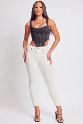 YMI Jeanswear – Hyperstretch-Skinny-Jeans mit mittelhohem Bund